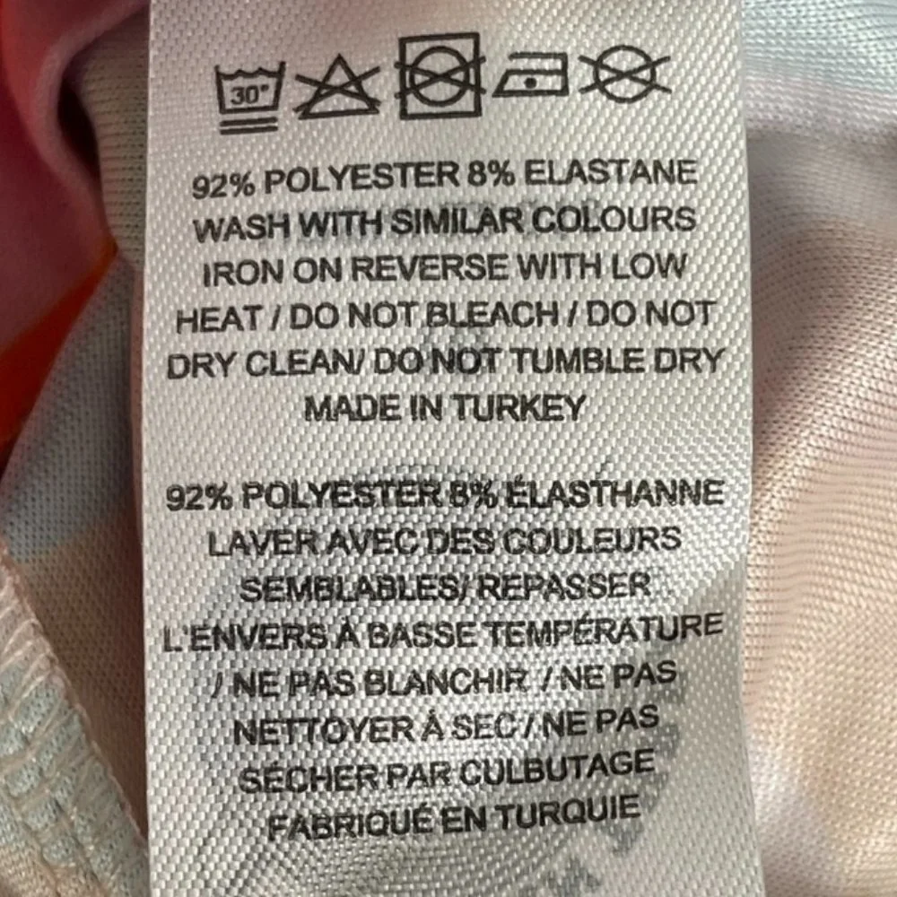 Women's Urban Threads Polo Romper in Swirl Print - Picture 7 of 7